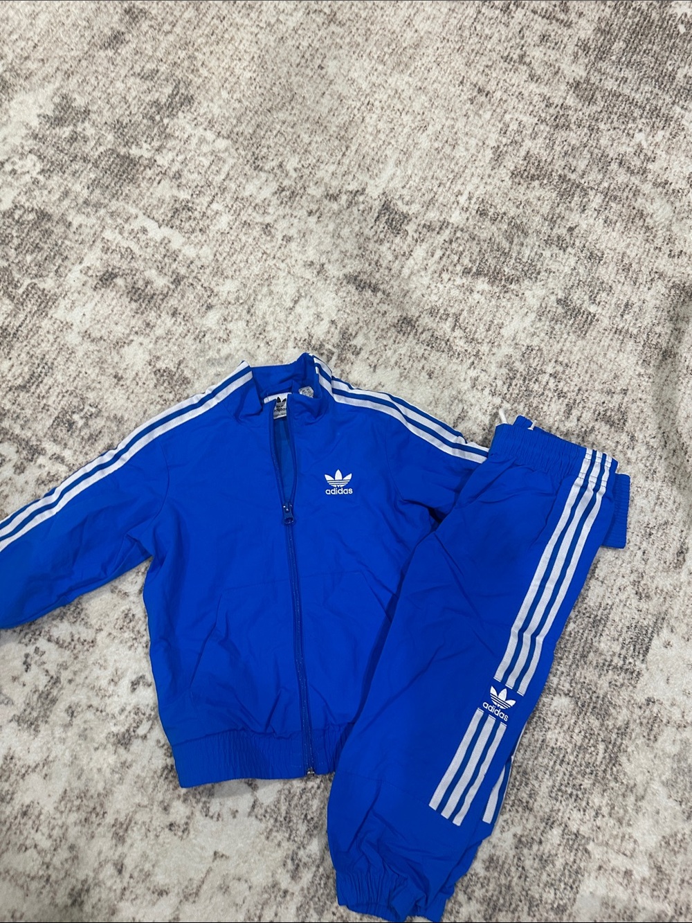 adidas Kids Royal Blue Track Jacket & Joggers - 3T